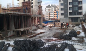 Процеса на строителство - 20.01.2015г. - жилищен комплекс Диана