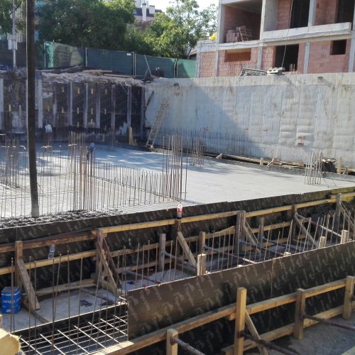 Жилищна сграда "Рея" - процеса на строителство - м. август 2018г.