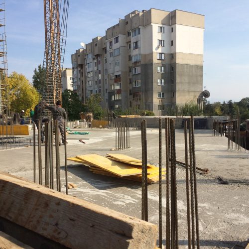 Жилищна сграда "Рея" - процеса на строителство - кота 0 - 01.10.2018г.